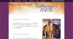 Desktop Screenshot of katharineashe.com