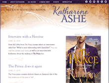 Tablet Screenshot of katharineashe.com